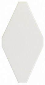 C RL BIANCO Плитка Capitonne Rombo Liscio Bianco 10x20